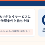 学歴要件が書かれていない求人の募集要項を確認するイメージ
