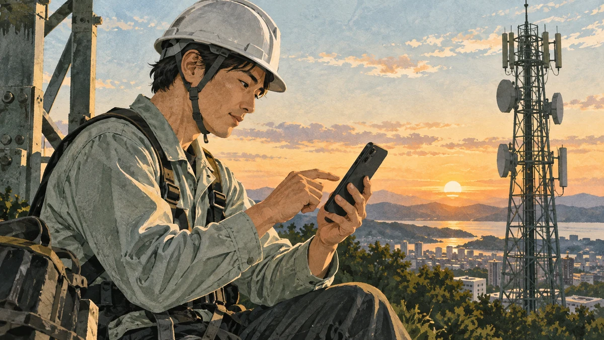 通信インフラ会社の募集要項で高卒の初任給区分を確認するイメージ