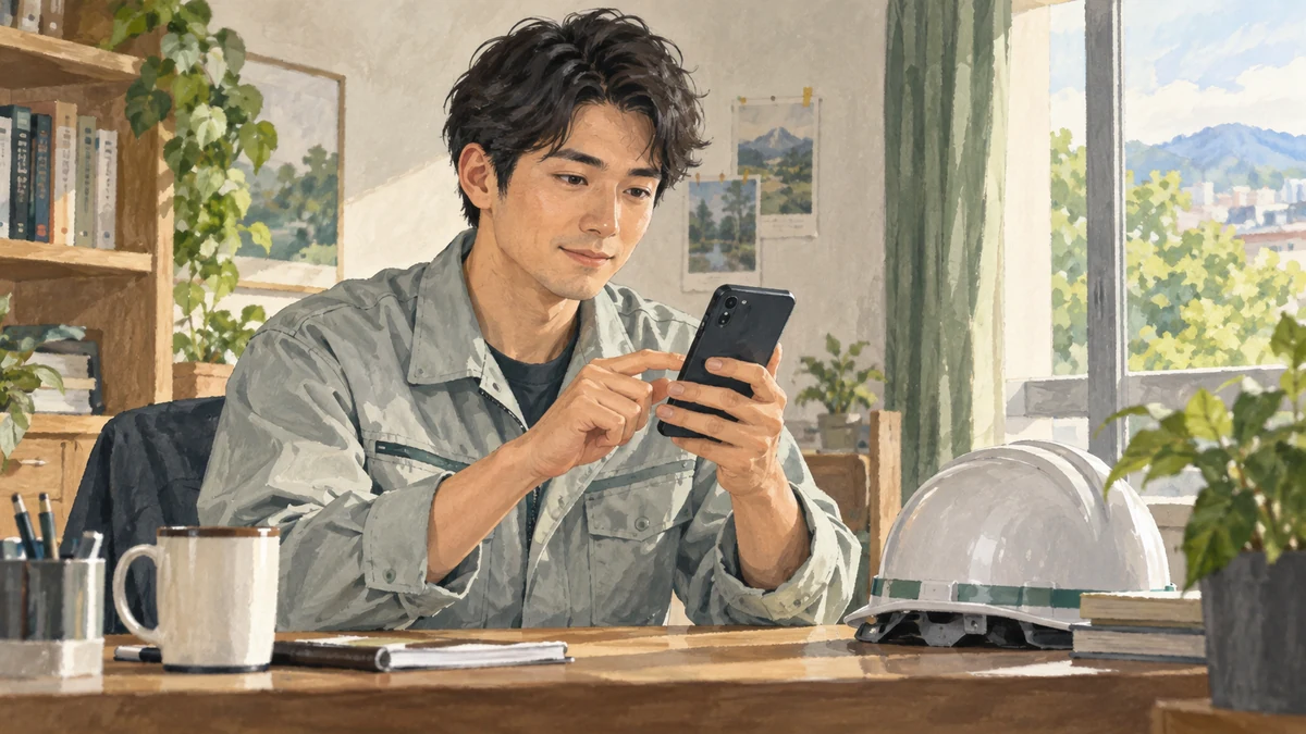 設備工事会社の募集要項で初任給の学歴区分を確認するイメージ