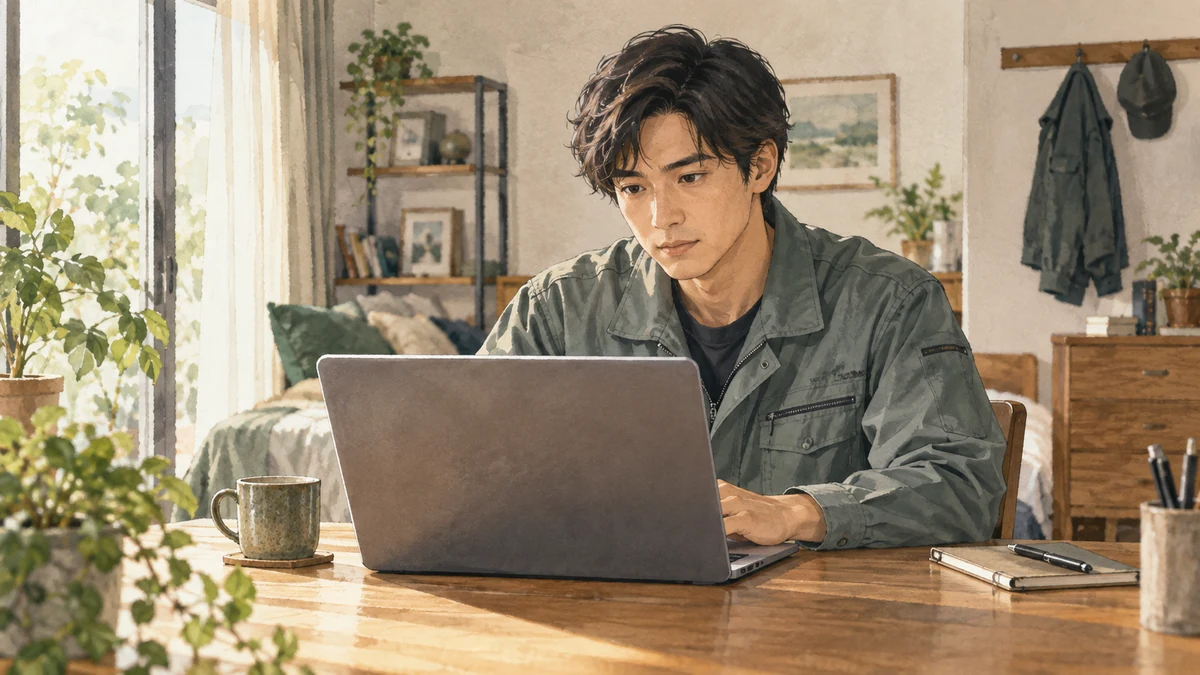 商社の採用ページで学歴条件を確認するイメージ