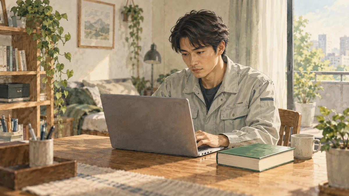 不動産企業の募集要項で応募資格と必須要件を確認するイメージ