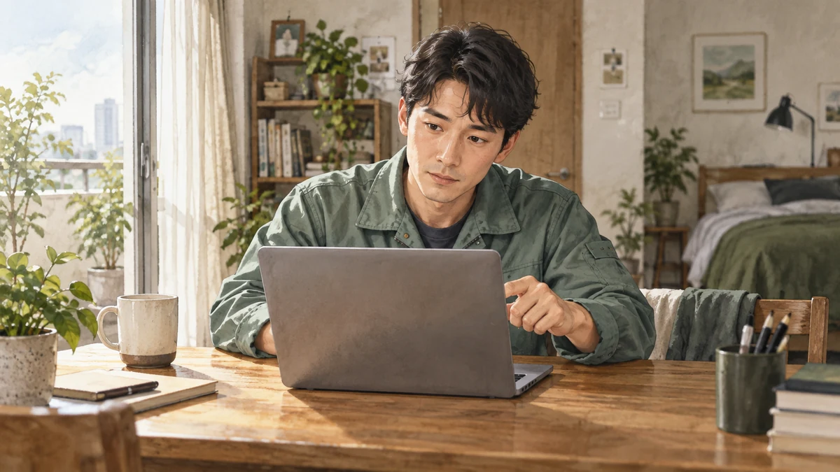 メーカーの募集要項で学歴不問の表記と初任給の区分を確認するイメージ