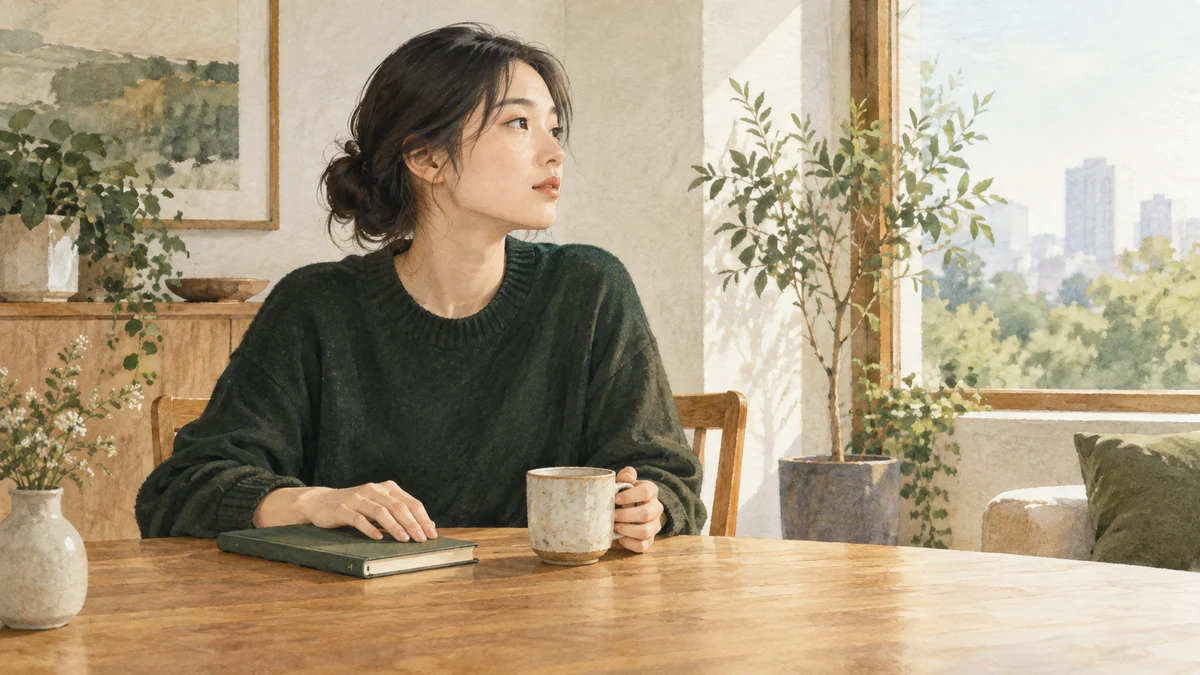 応募前に条件を整理する女性のイメージ